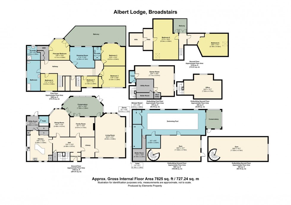 Floorplan for North Foreland Avenue, Broadstairs