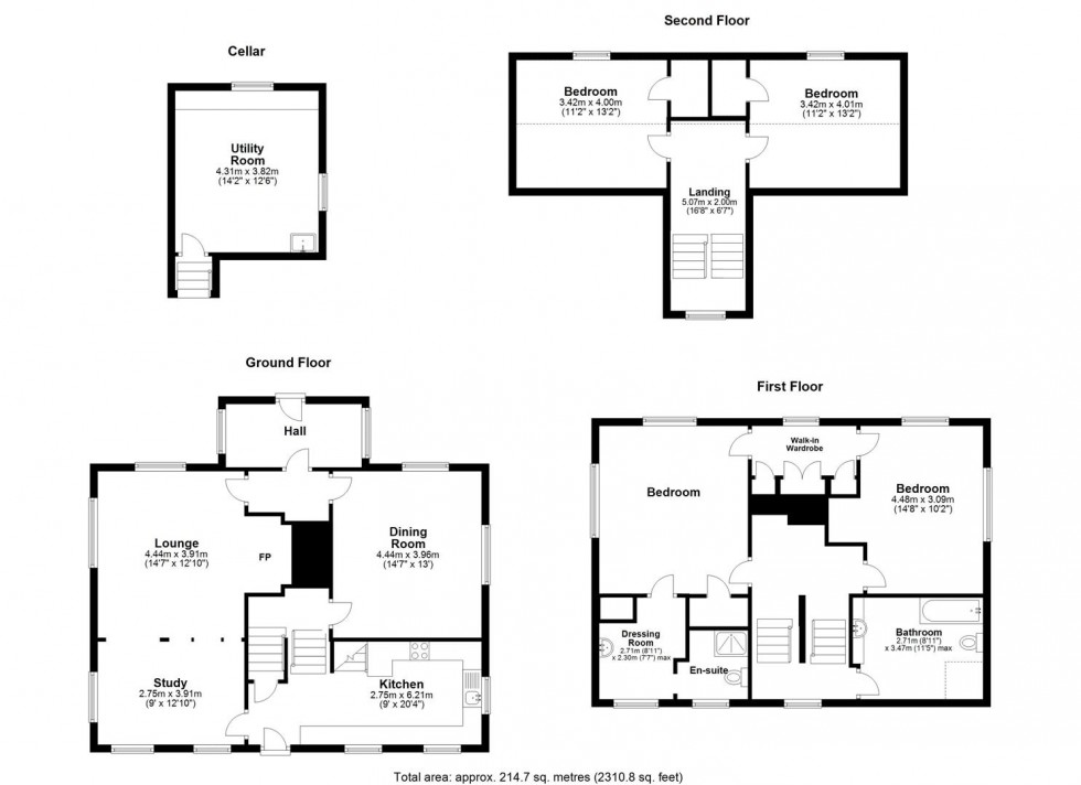Floorplan for George Street, Hunton, Maidstone