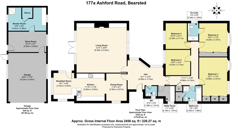 Floorplan for Ashford Road, Bearsted, Maidstone