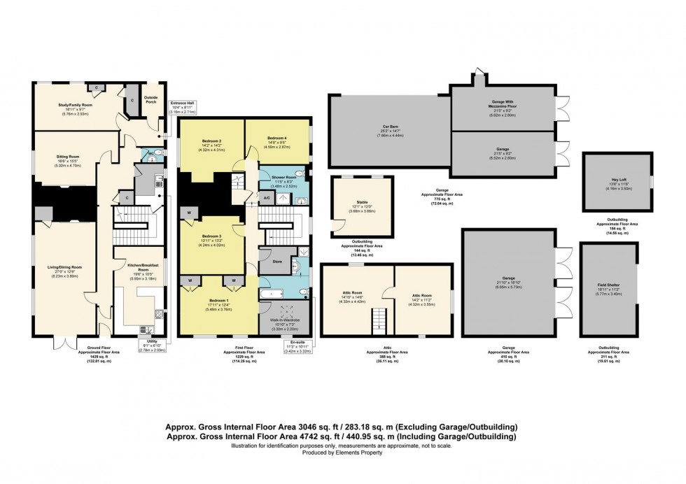 Floorplan for Salts Lane, Loose, Maidstone