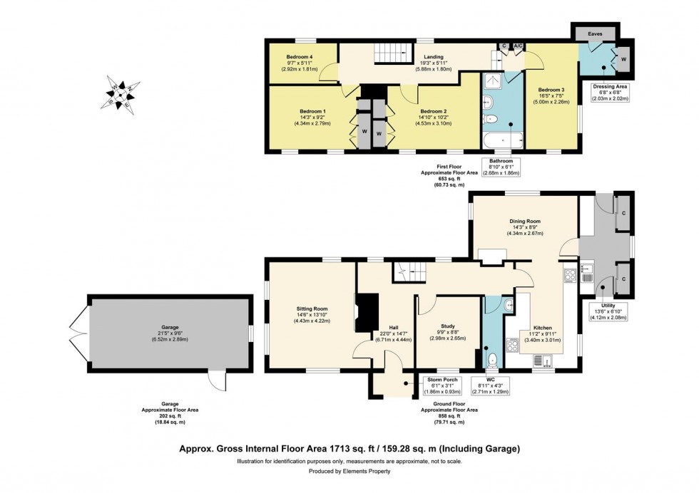 Floorplan for High Street, Yalding, Maidstone