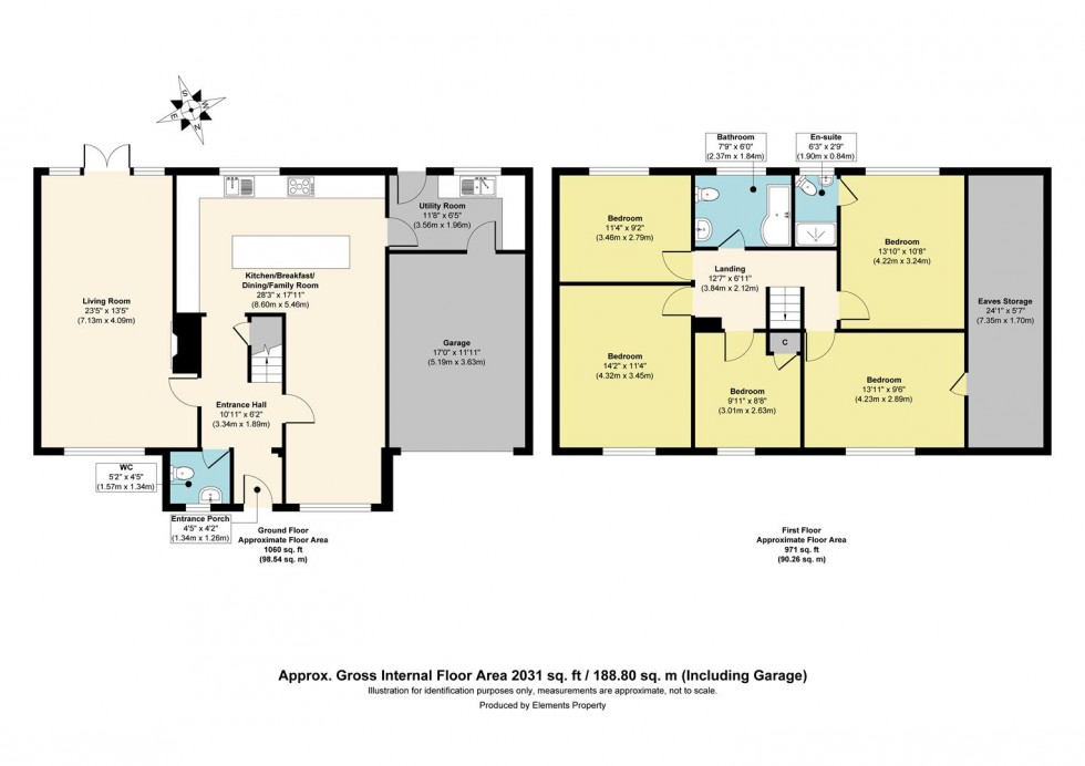Floorplan for Park Way, Coxheath, Maidstone