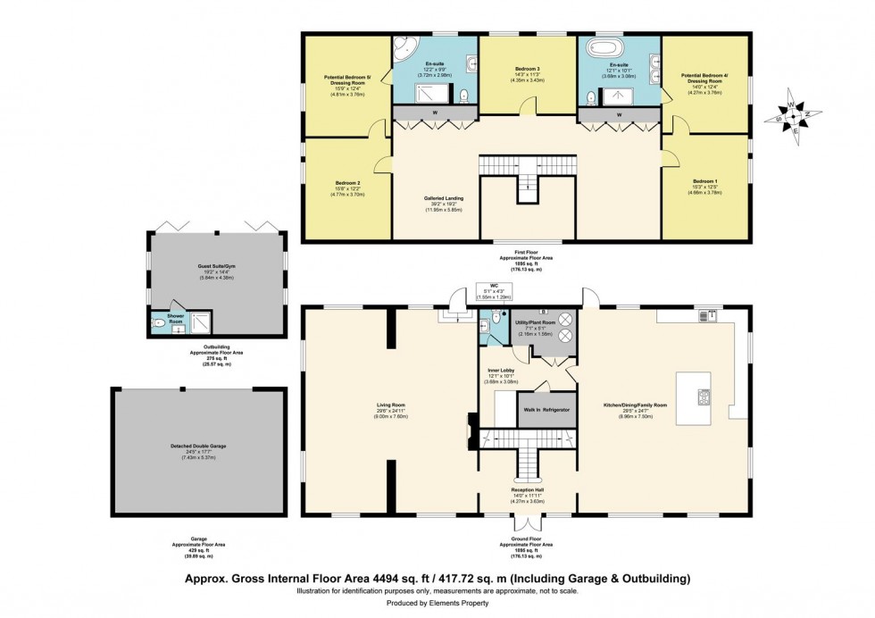 Floorplan for The Street, Detling, Maidstone