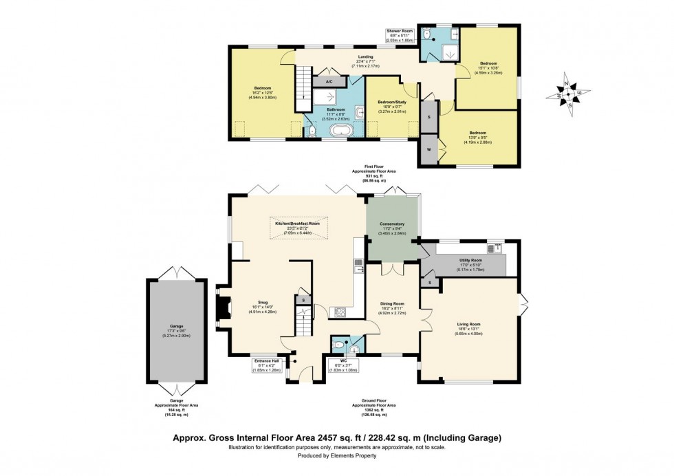 Floorplan for Molehill Road, Chestfield, Whitstable