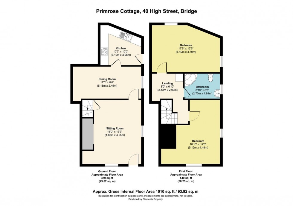 Floorplan for High Street, Bridge, Canterbury