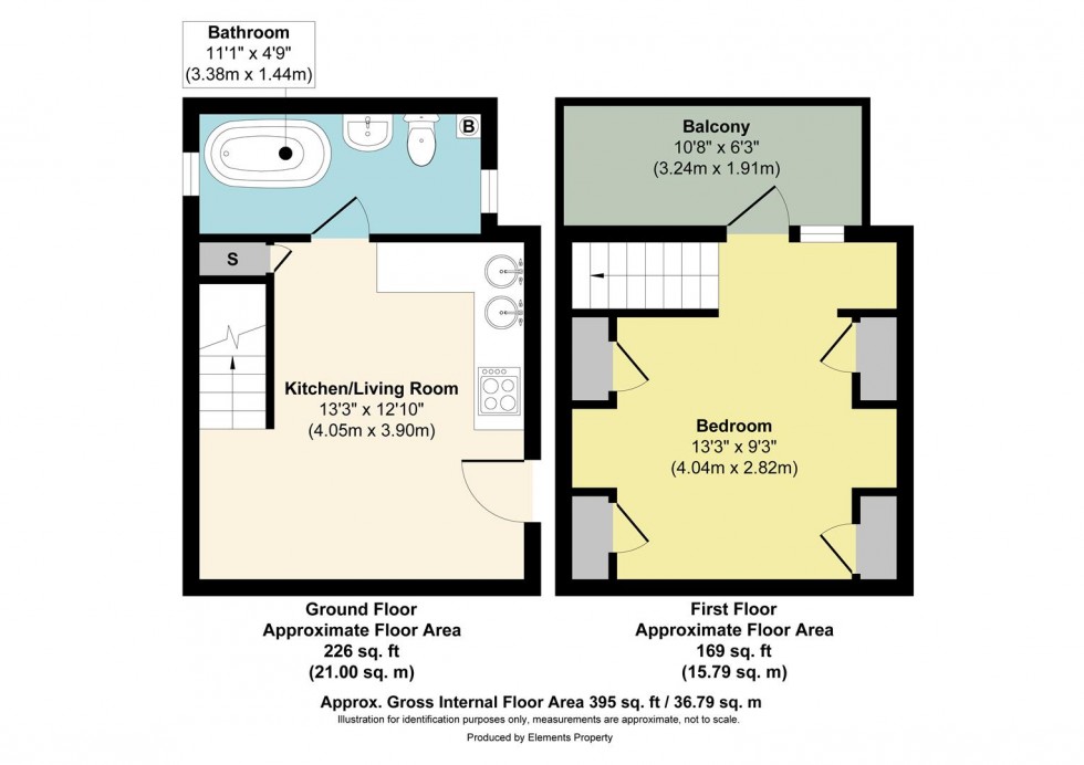 Floorplan for Cambridge Road, Walmer, Deal