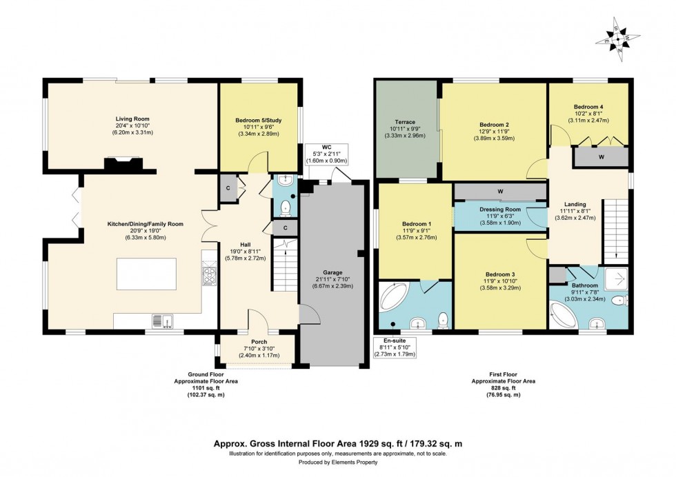 Floorplan for Fintonagh Drive, Penenden Heath