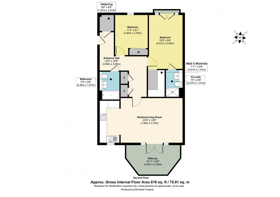 Floorplan for King Edward Gardens, Tunbridge Wells