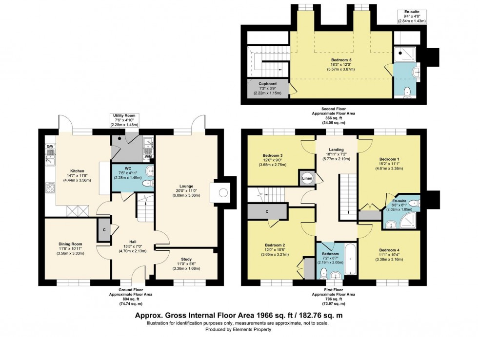 Floorplan for Warmlake Road, Sutton Valence, Maidstone