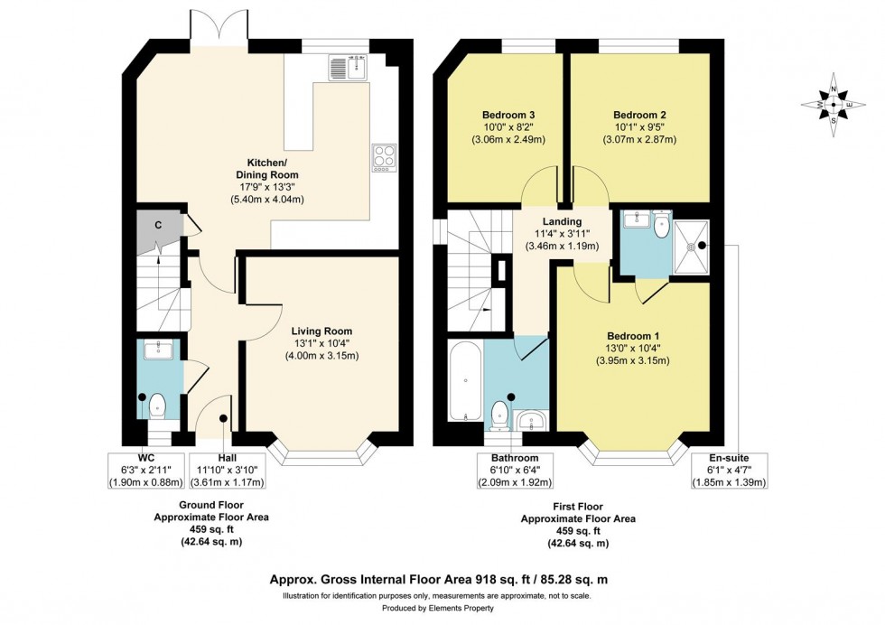 Floorplan for Sandling Lane, Penenden Heath