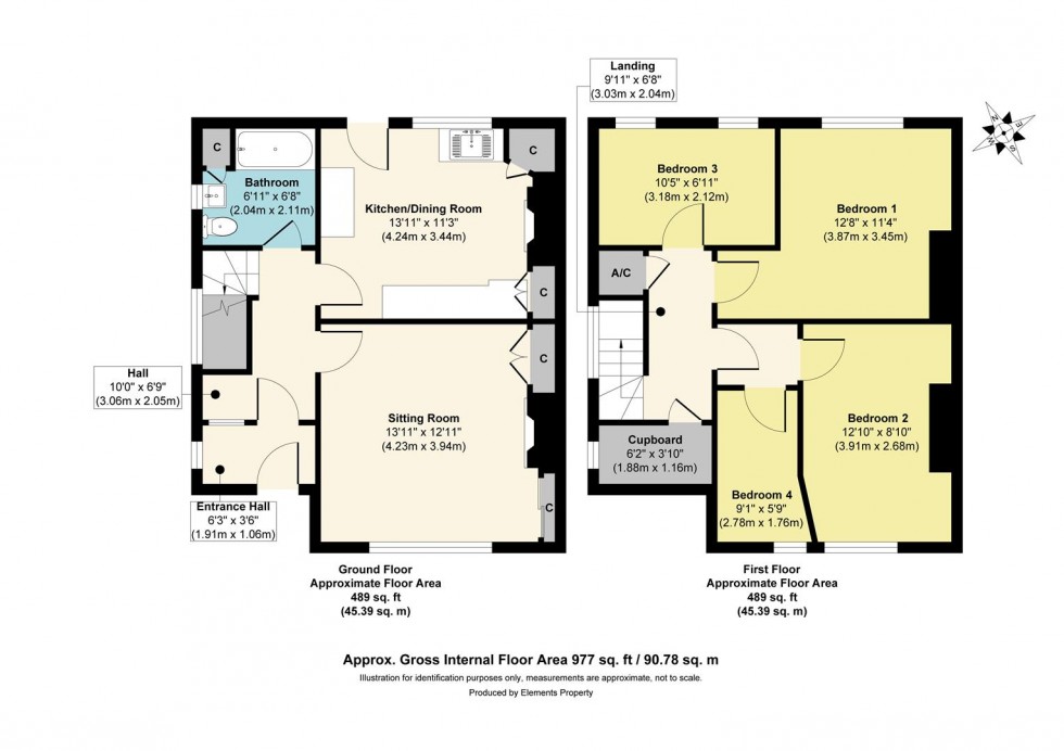 Floorplan for Forge Lane, Boxley, Maidstone