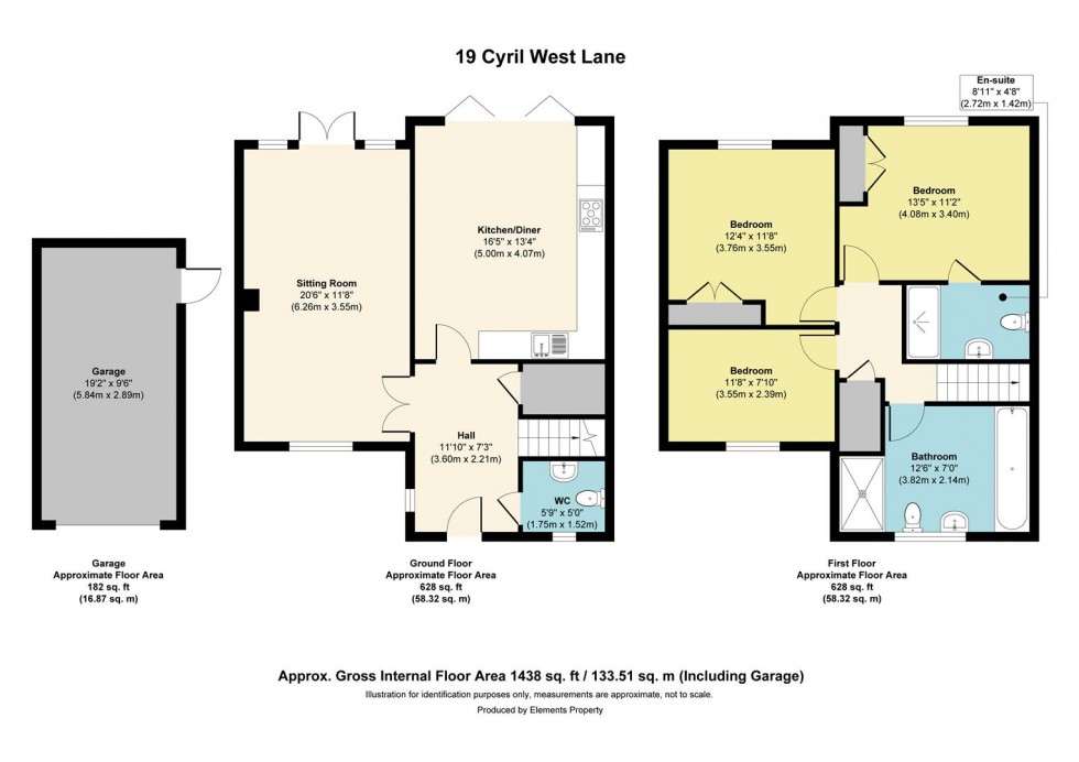 Floorplan for Cyril West Lane, Ditton, Aylesford