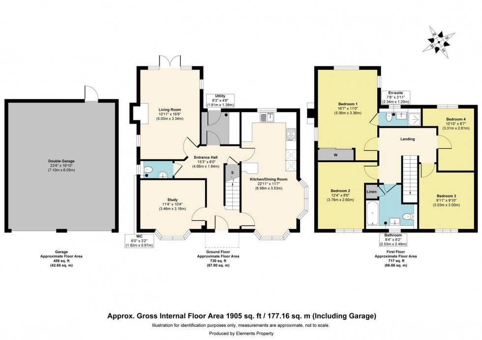 Floorplan for Braeburn Drive, Hoo, Rochester