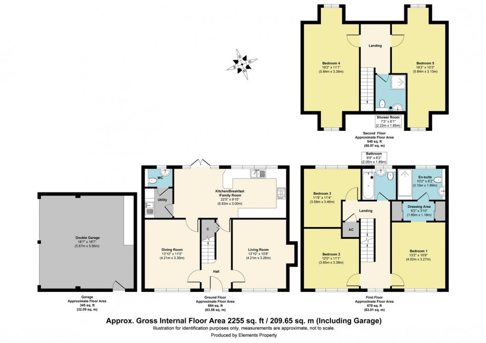 Floorplan for Penny Close, Boughton Monchelsea, Maidstone