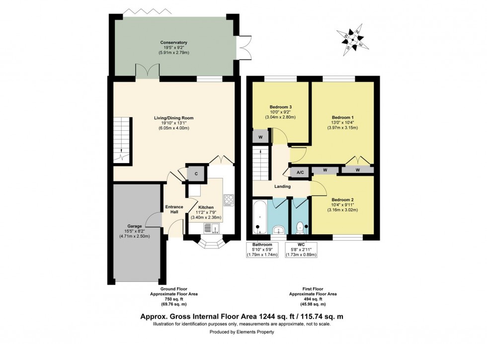 Floorplan for Eythorne Road, Shepherdswell, Dover